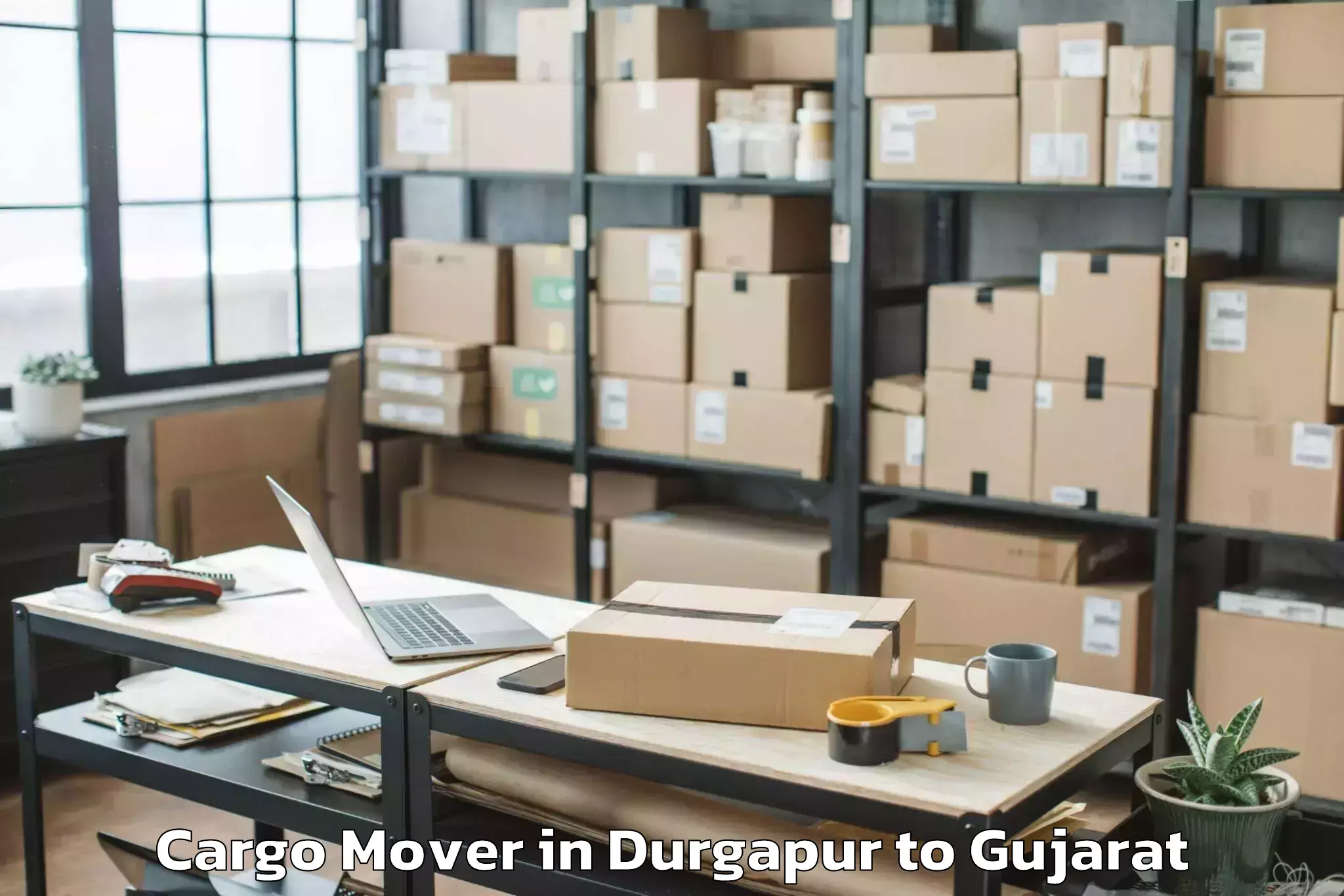 Professional Durgapur to Crystal Mall Rajkot Cargo Mover